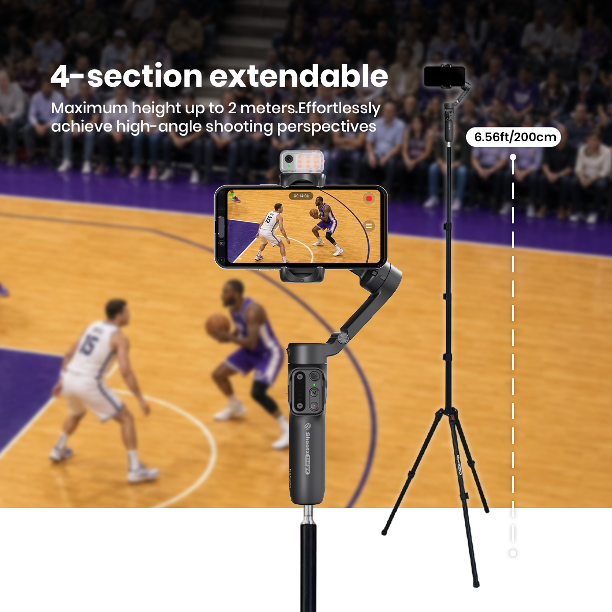 tripod for basketsball game